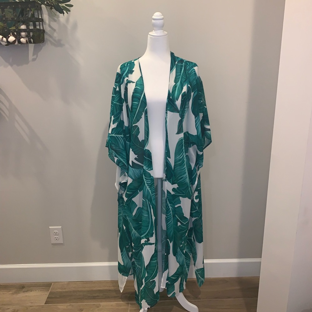 Palm Leaf Coverup/Duster